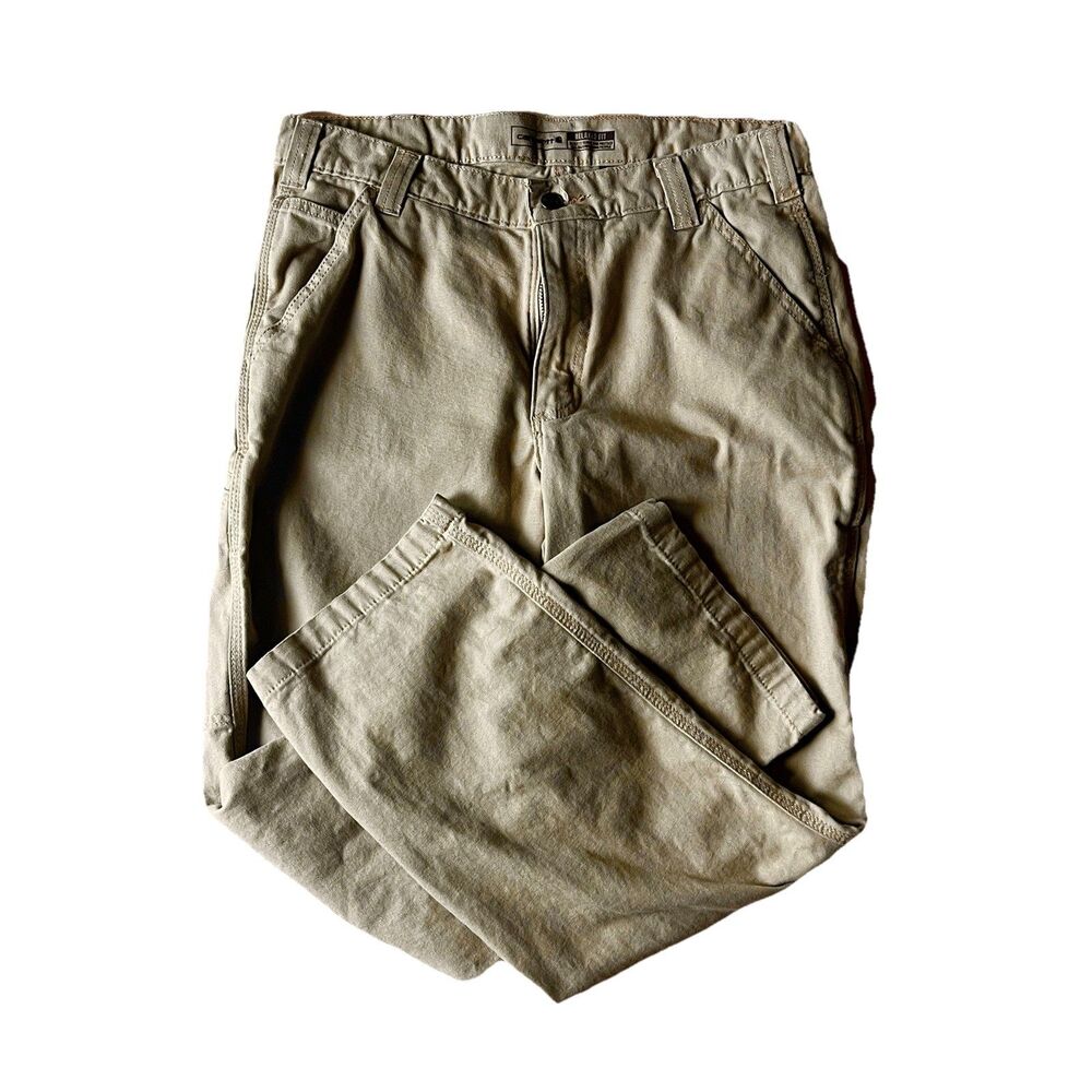 Carhartt Relaxed Straight Rigby Dungaree Men’s Size 34x30 Dark Khaki